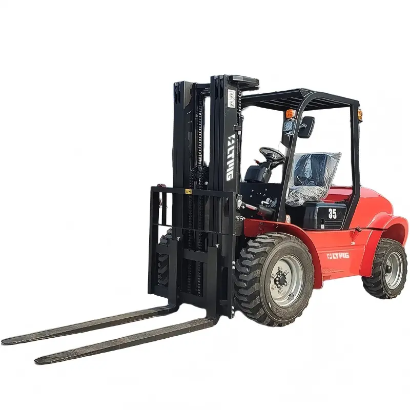 FD35 Small All Terrain Diesel Forklift 2WD 4WD FD35 Small All Terrain Diesel Forklift 2WD 4WD