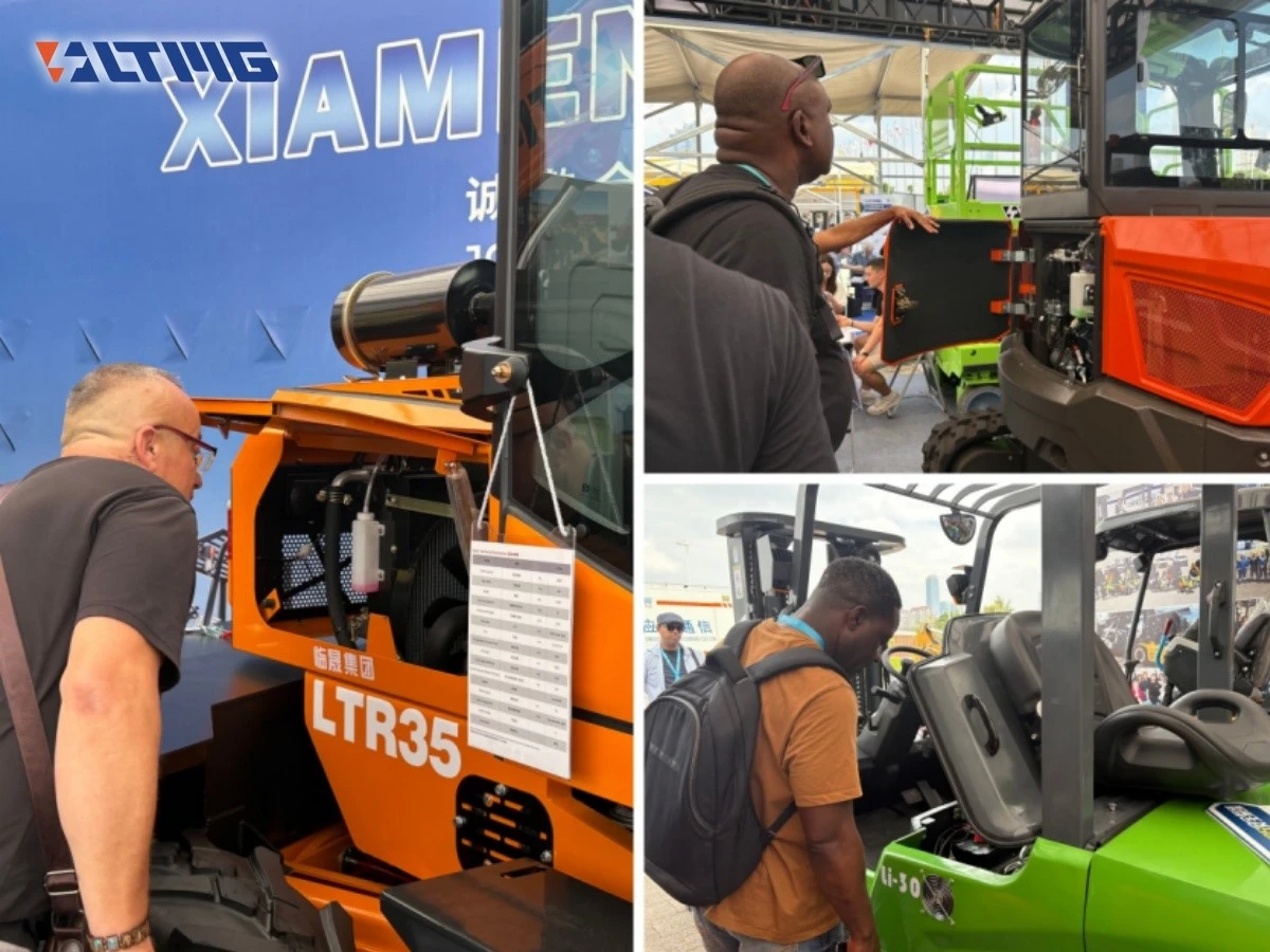 Client conducts an on-site inspection of LTMG products. Client conducts an on-site inspection of LTMG products.