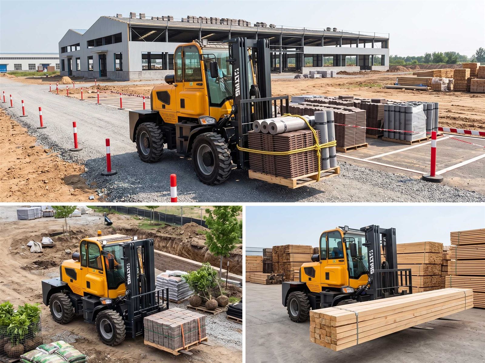 Application Scenarios for Rough-Terrain Forklifts Application Scenarios for Rough-Terrain Forklifts